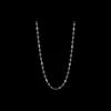 34" ALTERNATING SCROLL LINK NECKLACE