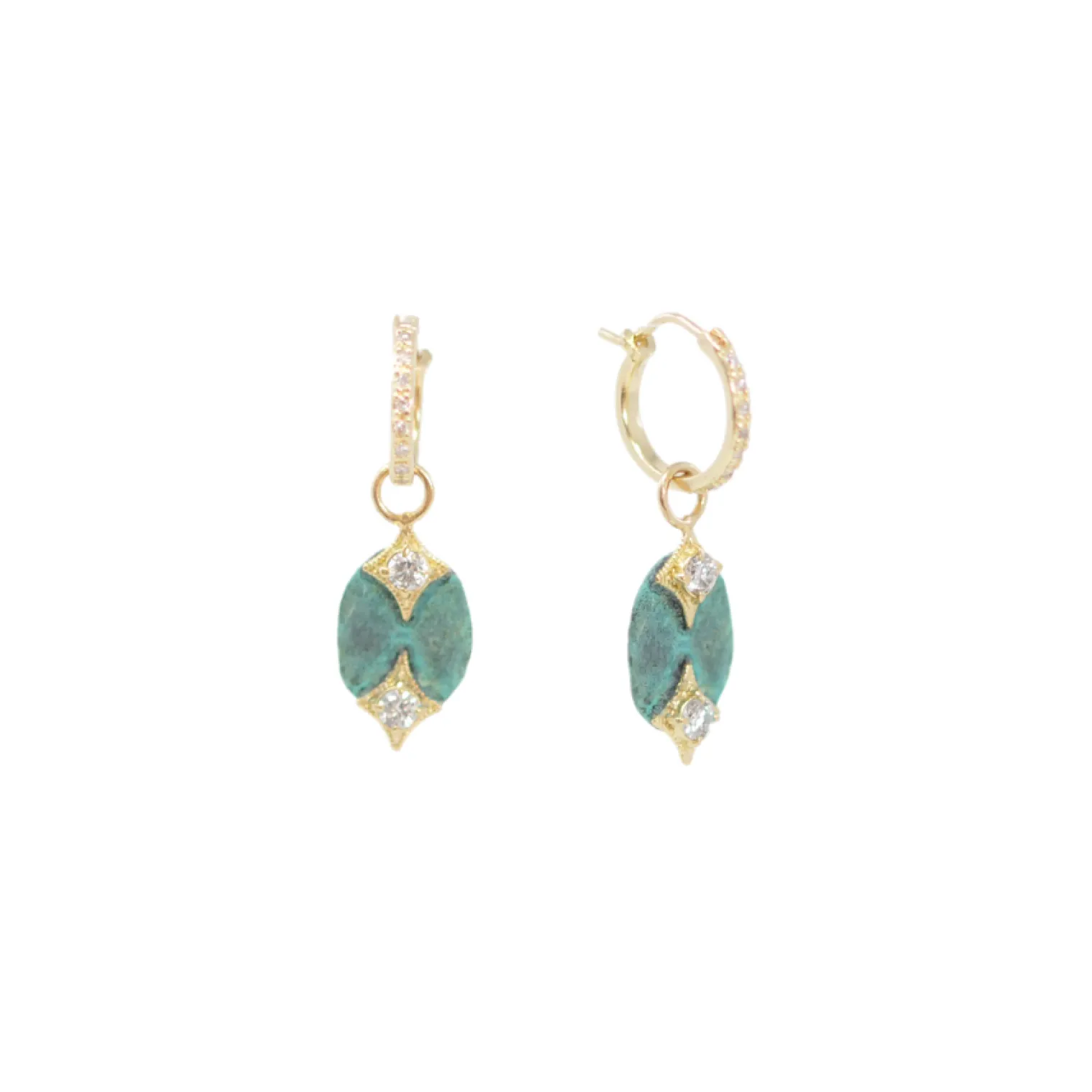 Artifact Drop Huggie Hoop Earrings