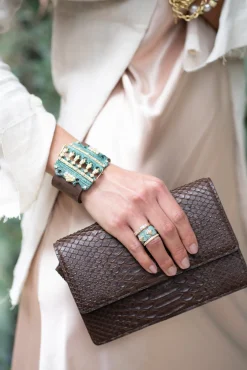 Artifact Leather Cuff Bracelet