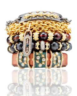 Artifact Leather Wrap Bracelet
