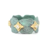 ARTIFACT STACK RING IN TEAL PATINA