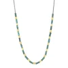 18" ARTIFACT TEAL PATINA WITH GOLD COMPONENTS NECKLACE