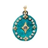 ARTIFACT TEAL PATINA WITH GREY AND WHITE DIAMONDS ENHANCER