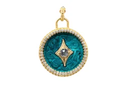 ARTIFACT TEAL PATINA WITH GREY AND WHITE DIAMONDS ENHANCER