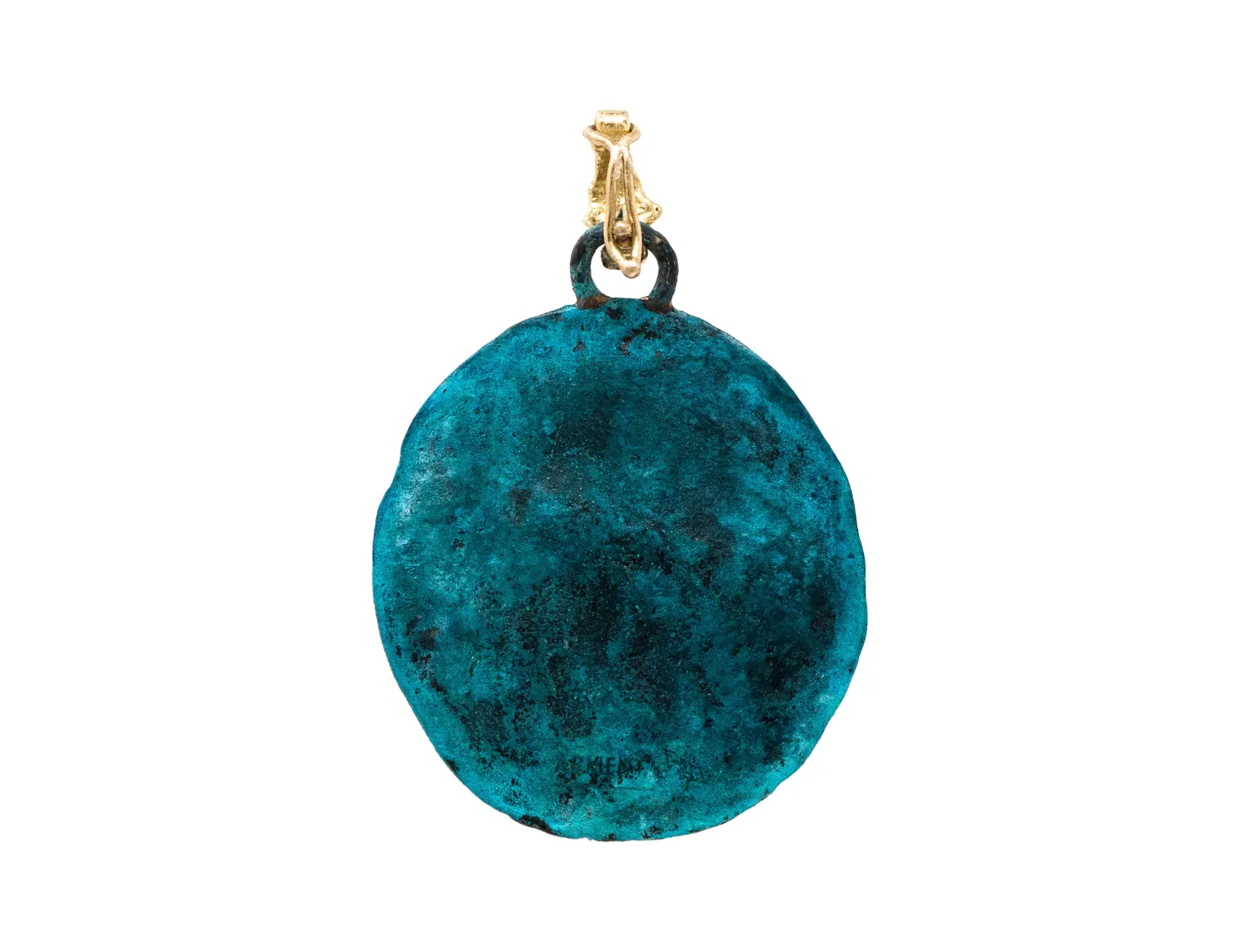 ARTIFACT TEAL PATINA WITH GREY AND WHITE DIAMONDS ENHANCER