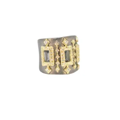 BAGUETTE SPINEL STATEMENT RING