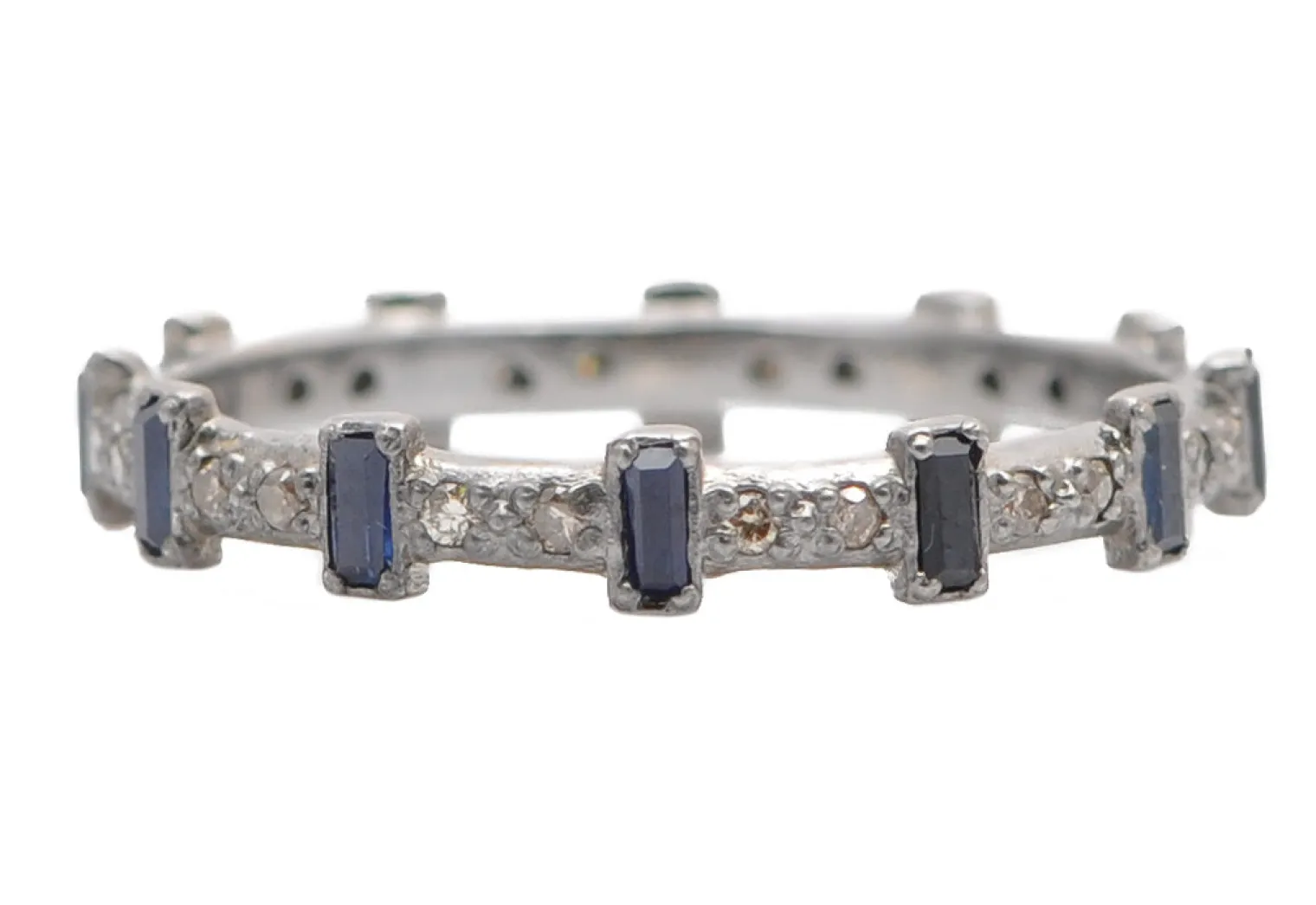 Baguette Stack Band Ring