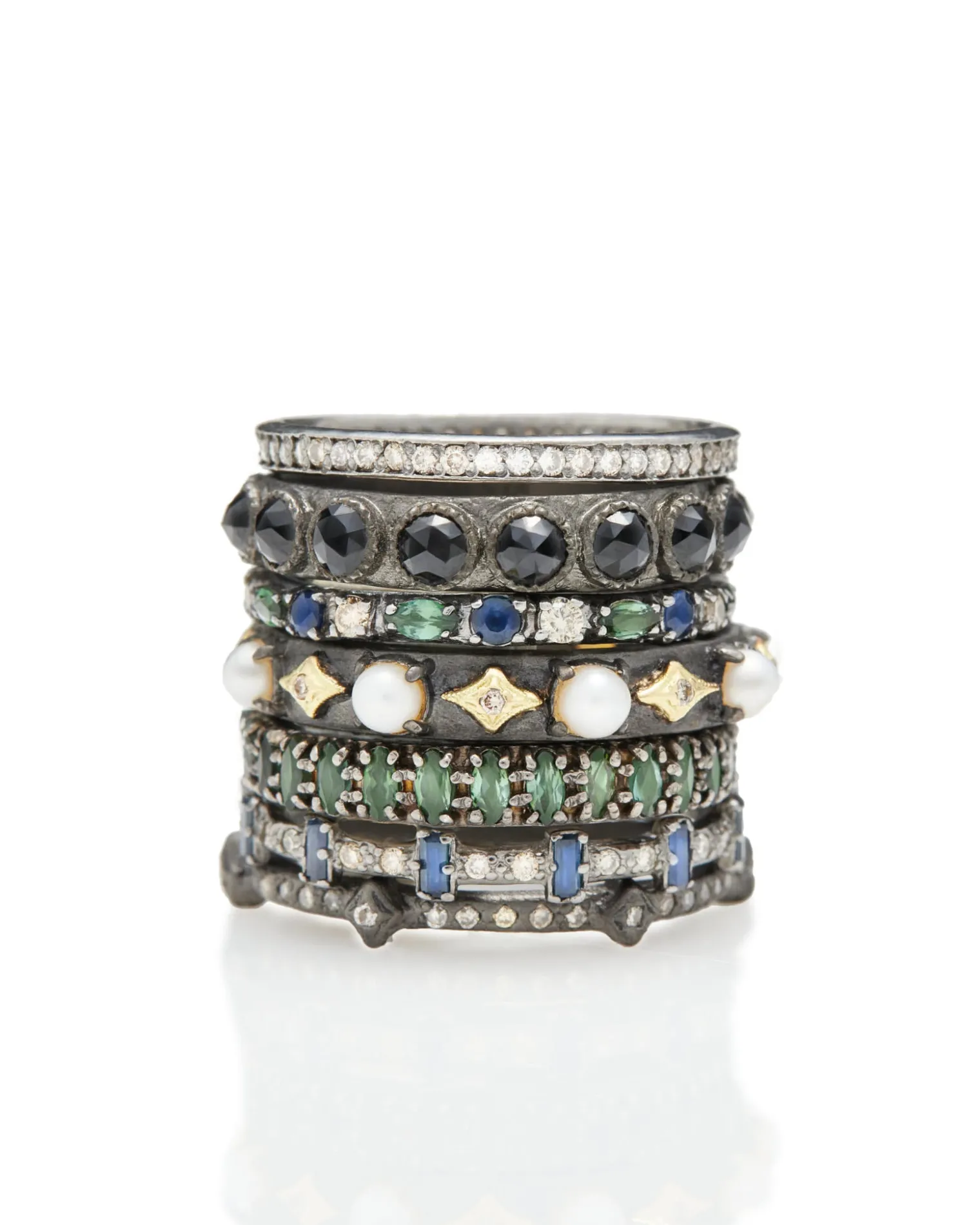 Baguette Stack Band Ring