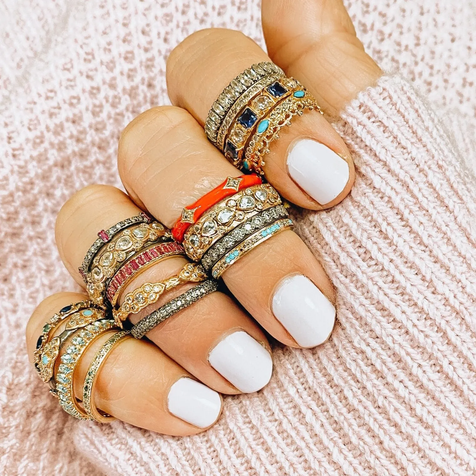 Baguette Stack Band Ring