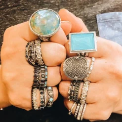 Baguette Stack Band Ring