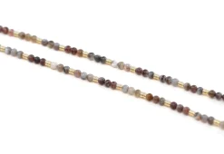 Botswana Agate Beaded Necklace