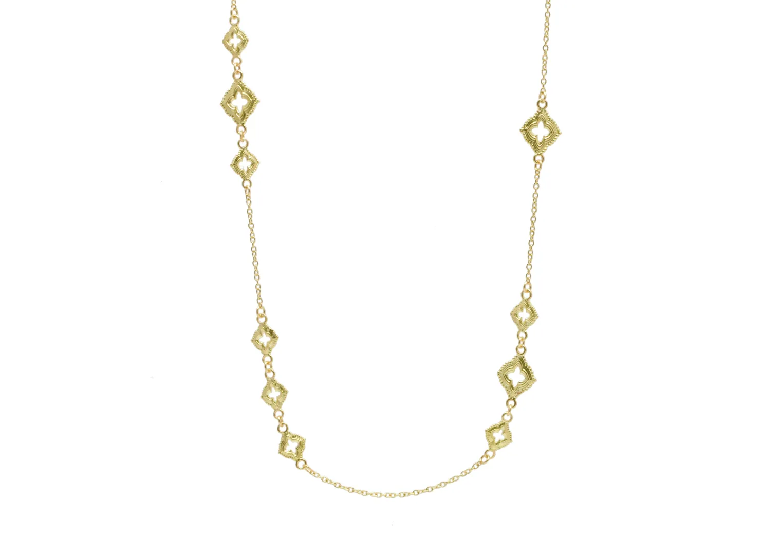 Clover Station Necklace
