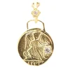 COIN MEDALLION ENHANCER WITH DIAMOND