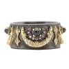 Crescent Moon Stack Band Ring