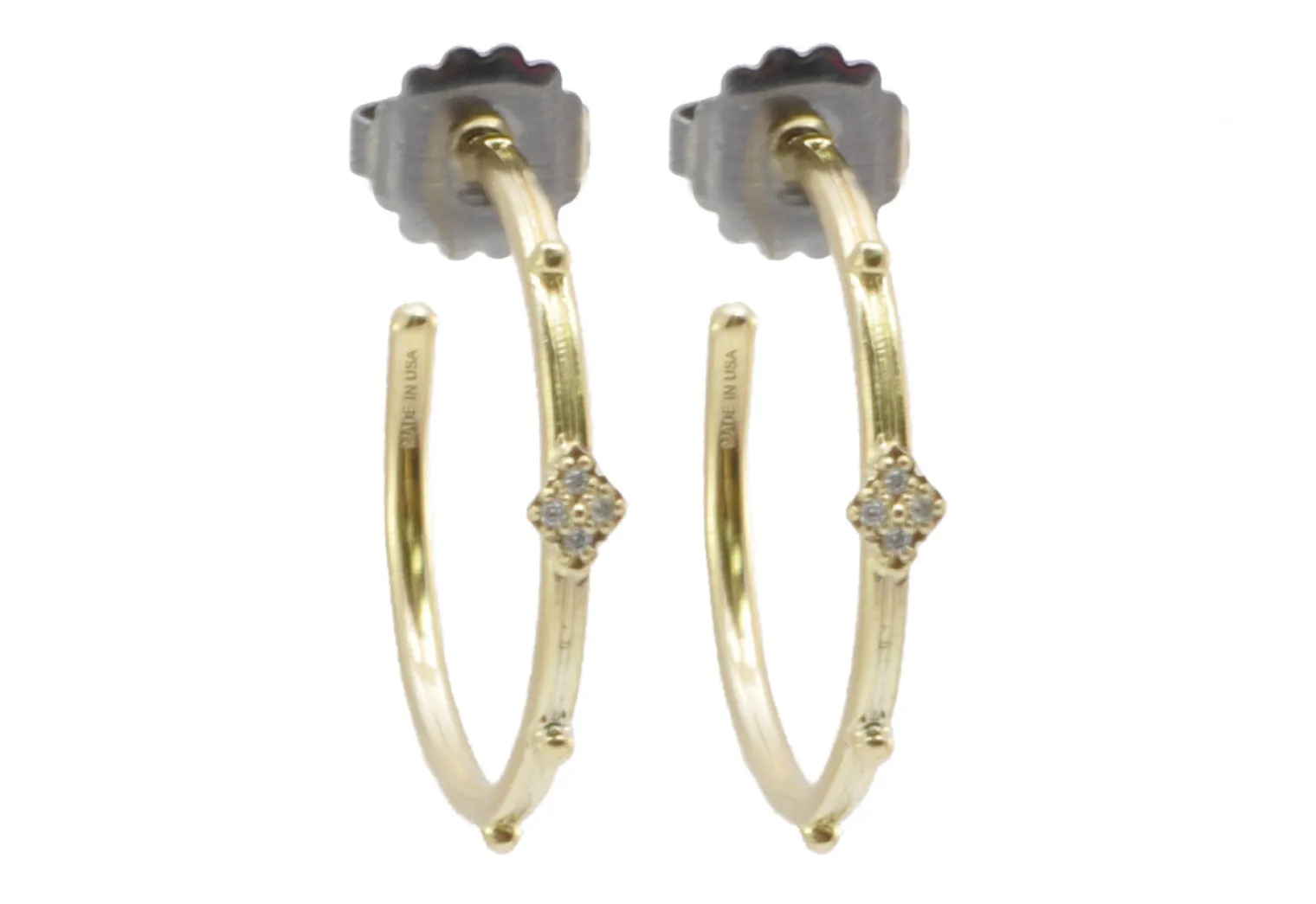 Crivelli and Granulation Hoop Earrings