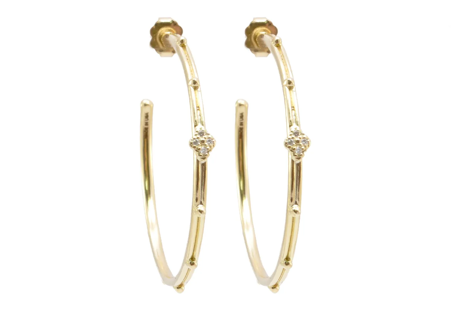 Crivelli and Granulation Hoop Earrings