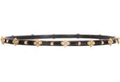 Crivelli and Granulation Bangle Bracelet