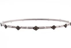 Crivelli and Granulation Bangle Bracelet