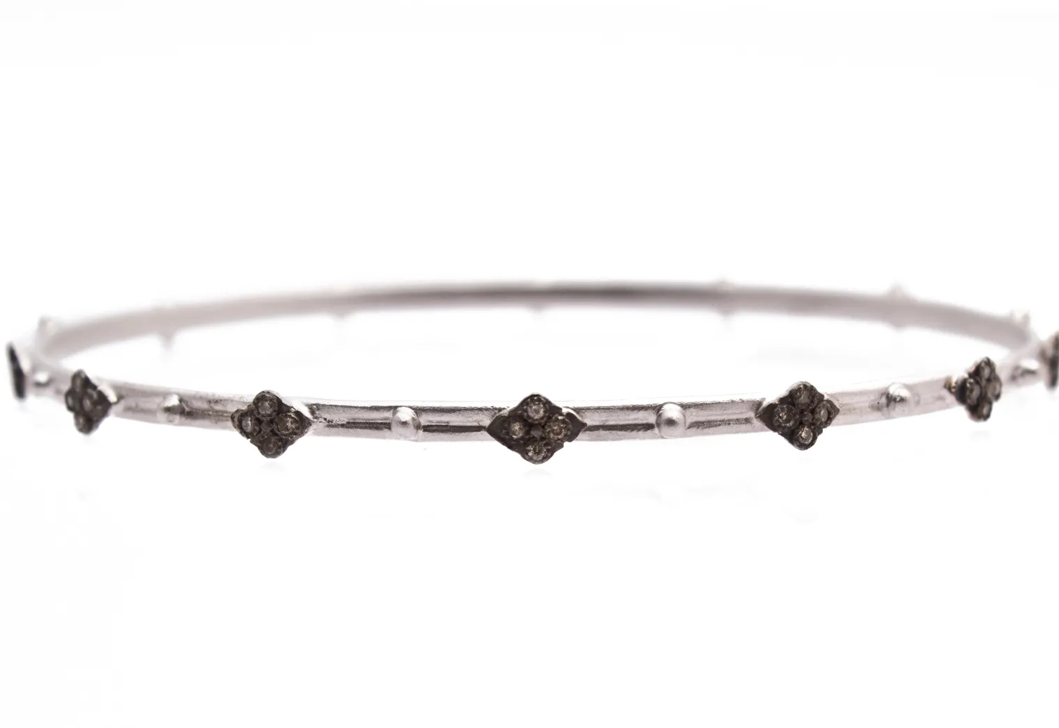 Crivelli and Granulation Bangle Bracelet
