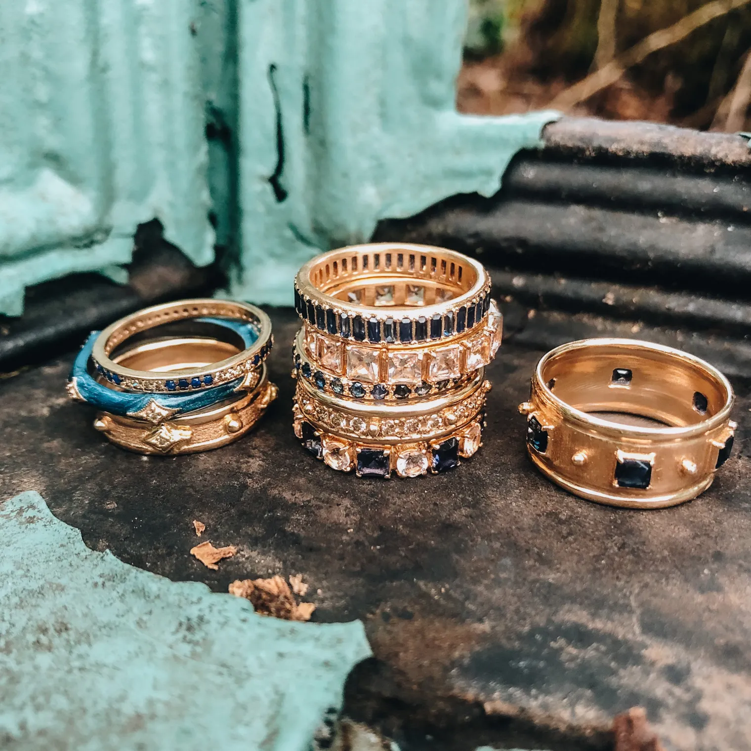 Crivelli and Granulation Stack Band Ring