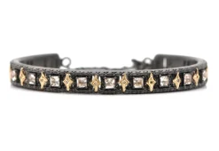 CRIVELLI AND MORGANITE CUFF BRACELET