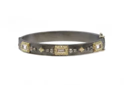 CRIVELLI AND MORGANITE HUGGIE BRACELET