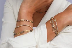 CRIVELLI DROP CHAIN LINK BRACELET