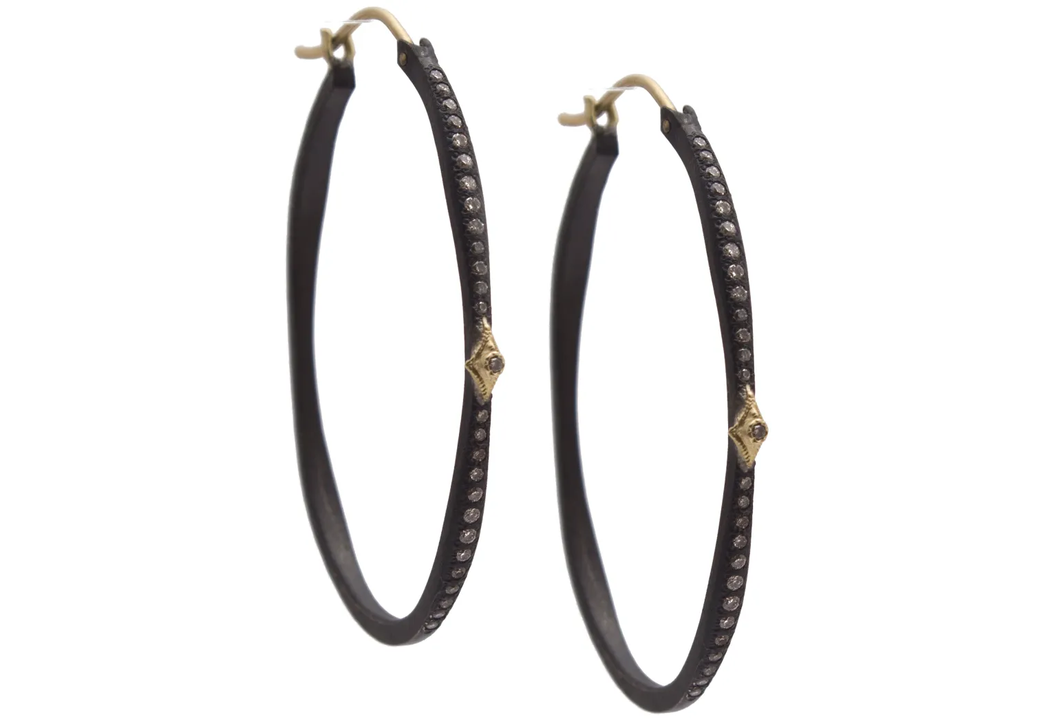 Crivelli Oval Hoop Earrings