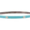 Crivelli Turquoise Enamel Bangle Bracelet