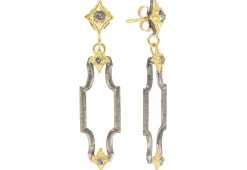 CRIVELLI WITH GREY DIAMONDS EARRINGS