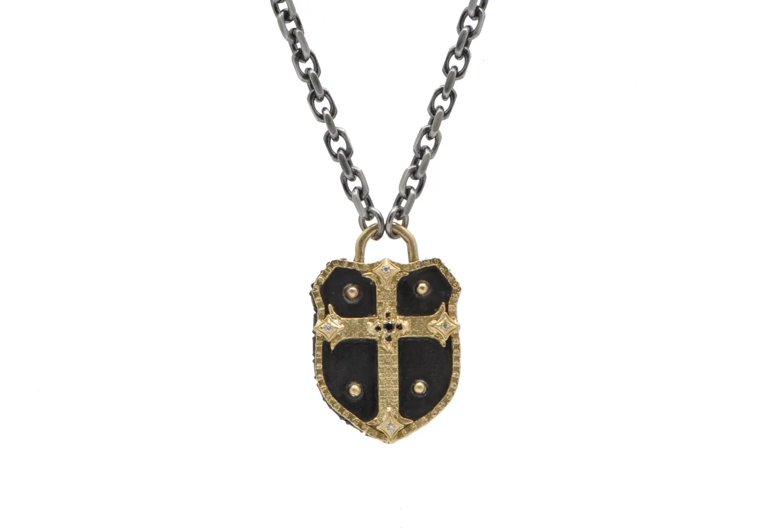 Cross Shield Necklace