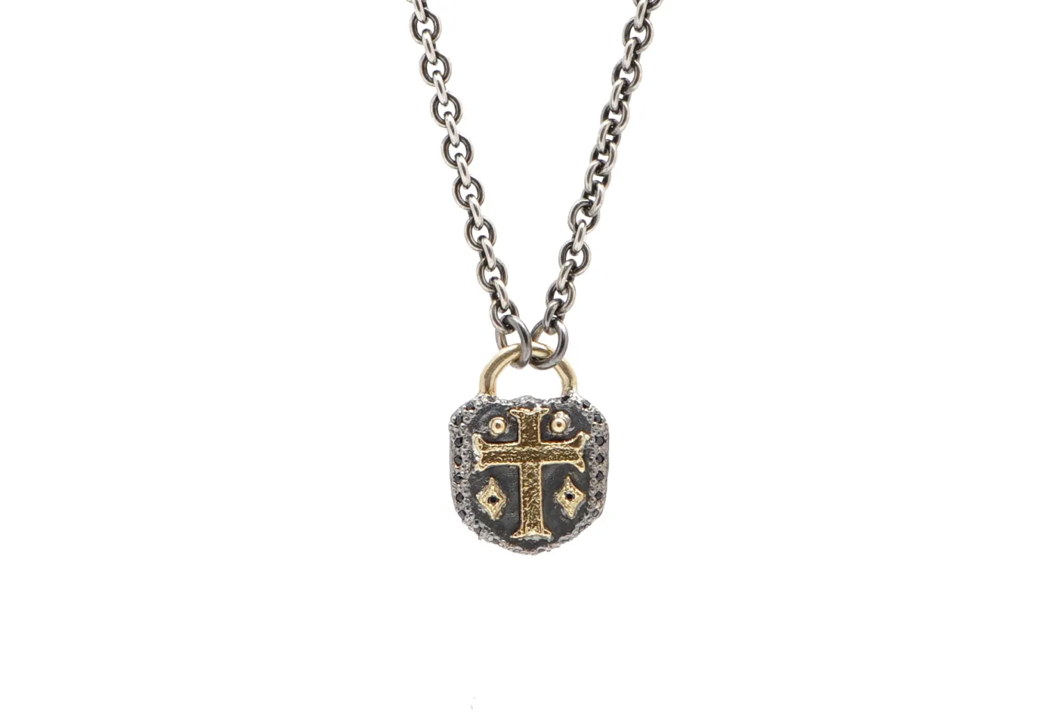 Cross Shield Necklace