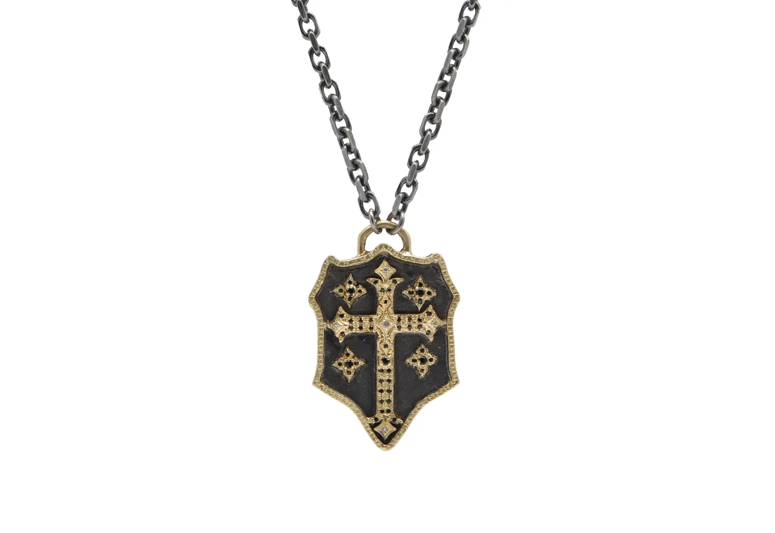 Cross Shield Necklace