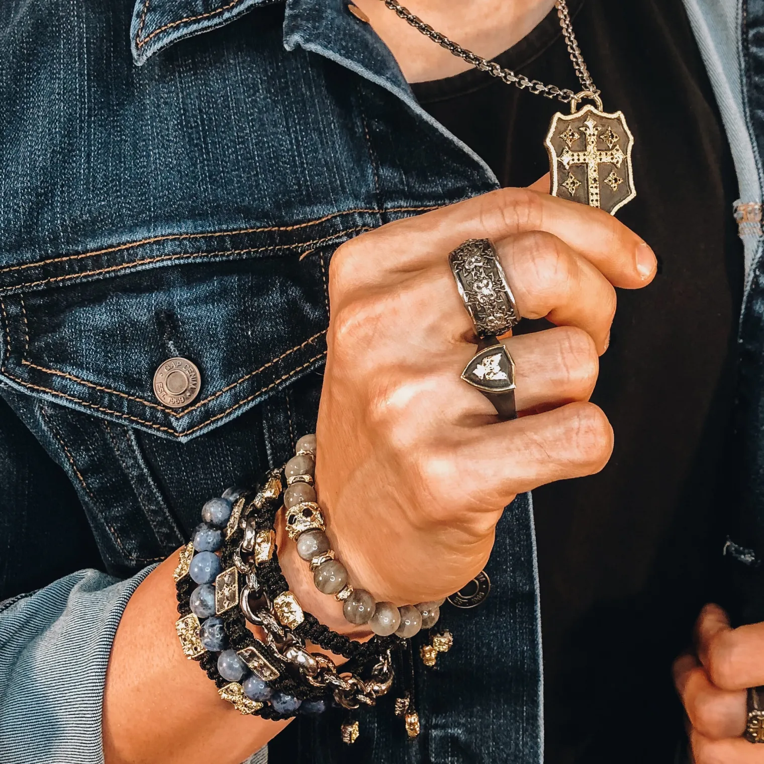 Cross Shield Necklace