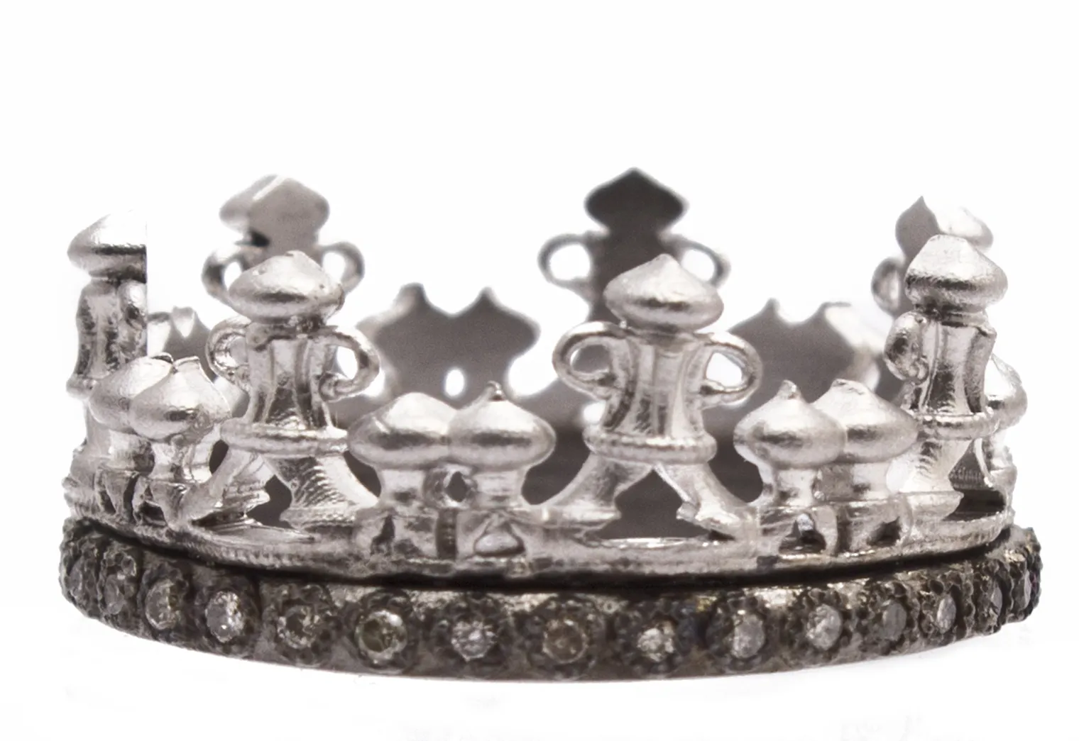 Crown Stack Band Ring