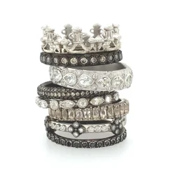 Crown Stack Band Ring