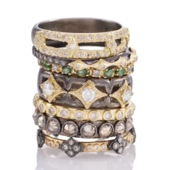 Diamond Stack Band Ring