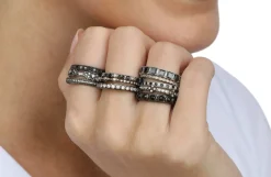 Diamond Stack Band Ring