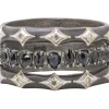 DOUBLE CRIVELLI ENAMEL WITH SAPPHIRE RING