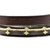 DOUBLE WRAP BROWN LEATHER BRACELET