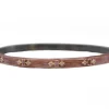 DUSTY ROSE ENAMEL CRIVELLI PURPLE GARNET HUGGIE BRACELET
