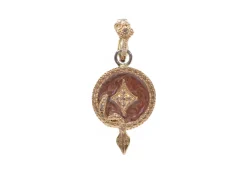 DUSTY ROSE ENAMEL SERPENT ENHANCER