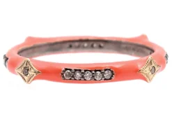 Enamel Crivelli Stack Band Ring