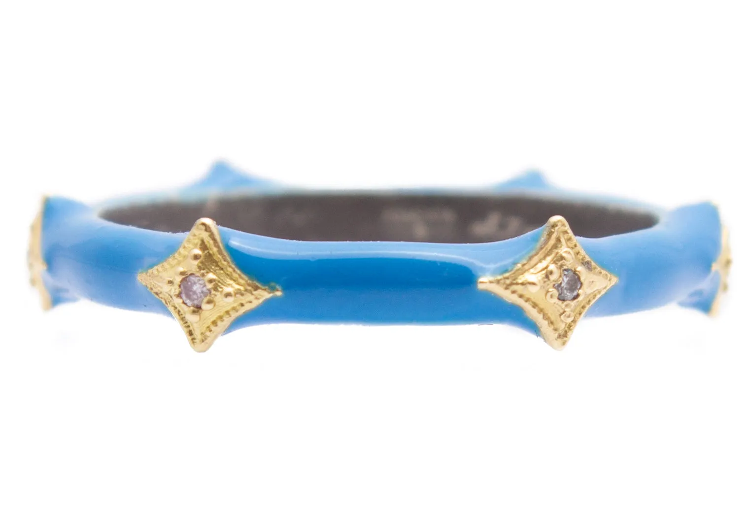 Enamel Crivelli Stack Band Ring