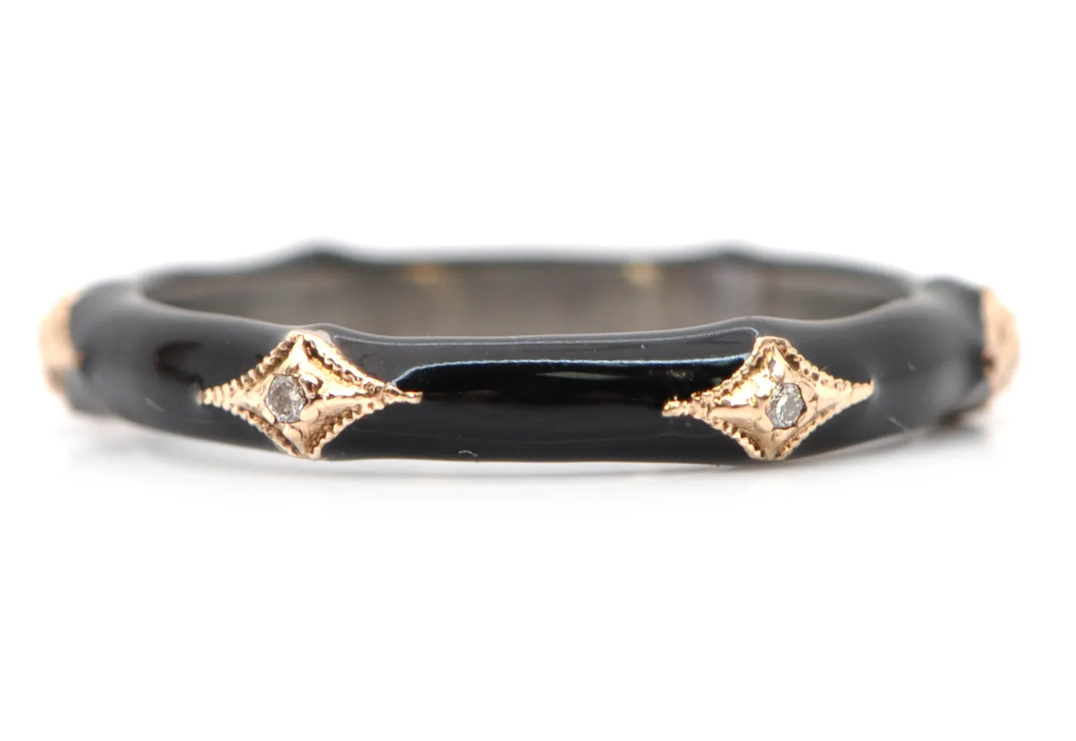 Enamel Crivelli Stack Band Ring