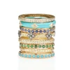 Enamel Crivelli Stack Band Ring
