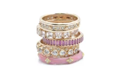 Enamel Crivelli Stack Band Ring