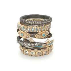 Enamel Crivelli Stack Band Ring