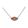 Enamel Evil Eye Pendant Necklace