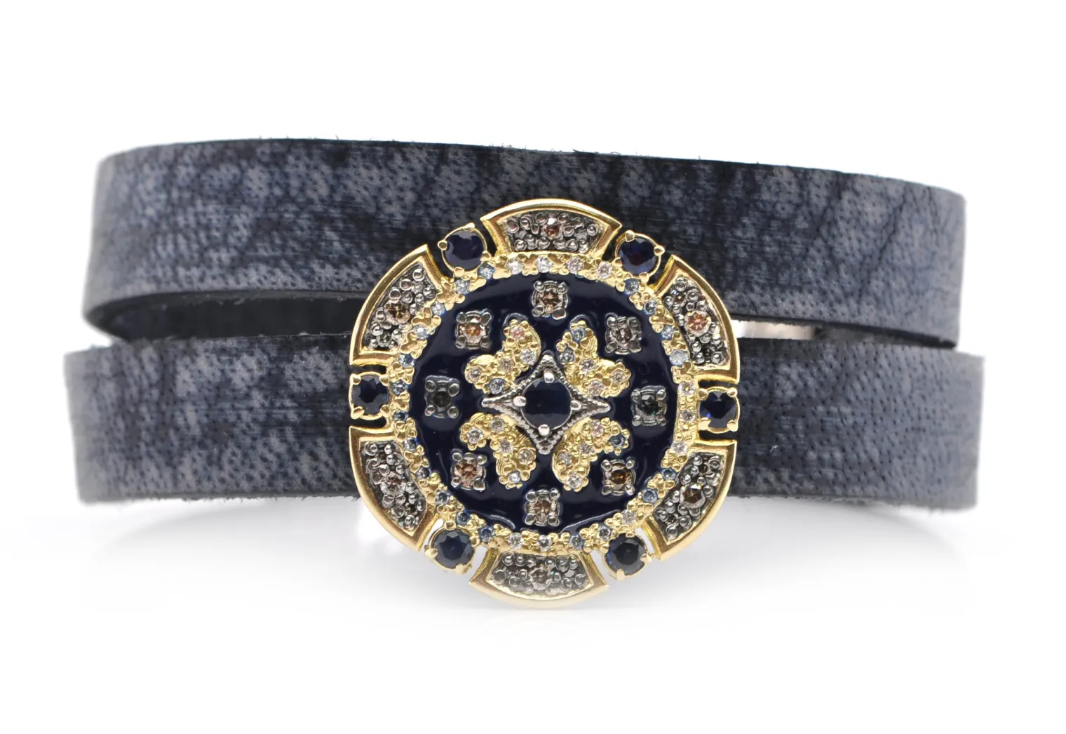 Enamel Medallion Bracelet